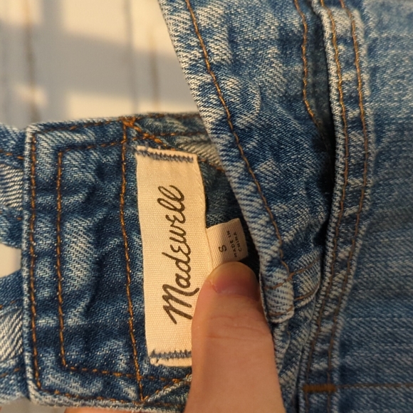 Madewell Adirondack Short Overalls In - Picture 3 of 5